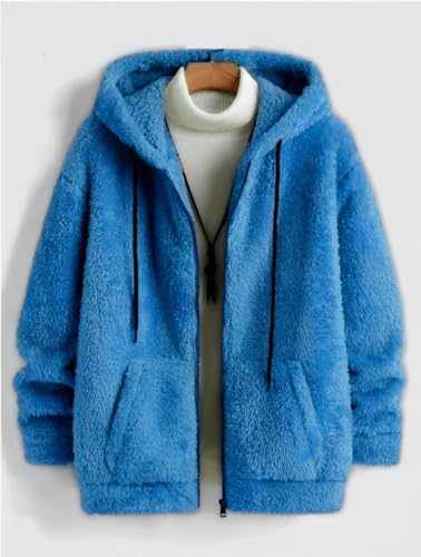 Image of Ben Martin Men Fleece Standard Length Zipper Hoodie with Kangaroo Pocket | Winterwear Jacket