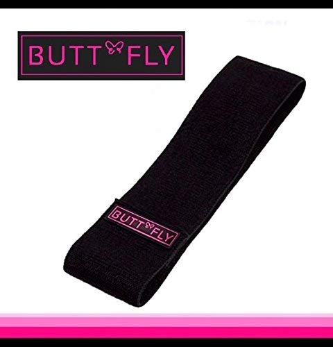 ButtFly Resistance Bands for Women, Butt Lifter, Soft Exercise Bands for Workout (Pink, Medium-Large)