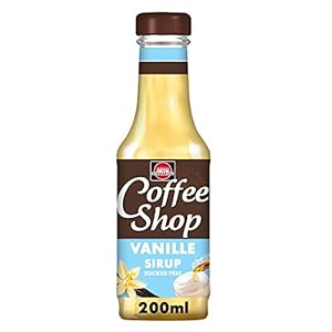 Schwartau Coffee Shop Vanille zuckerfrei, Kaffeesirup, 200 ml