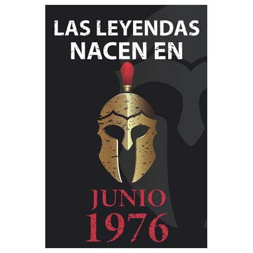 Las leyendas nacen en Junio 1976: Regalo de cumpleaños perfecto para hombre y mujer de 45 años I Cita positiva , humor I Cuaderno , diario , libro de ... I Idea original para el 45 cumpleaños