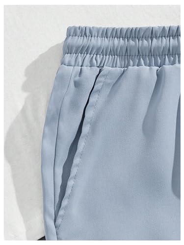 SOLY HUX Men's Summer Tracksuit 2 Piece Beach Outfit Tropical Print Tee and Shorts Set4