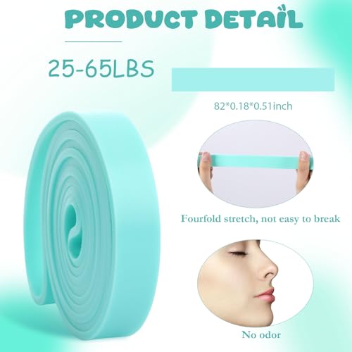 Image of 8 Pcs Resistance Bands Pull up Bands Pull up Assistance Bands Exercise Workout Bands for Working Out Muscle Training Physical Therapy Muscle Training Men and Women