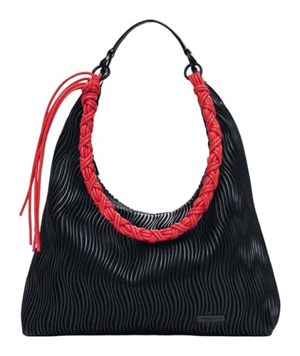 Sac à épaule Desigual Litio Black, l'élégance du sac Samarra noir