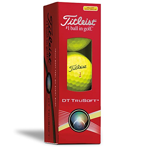 Titleist Dt Trusoft Prior Generation Golf Balls, Yellow (One Dozen) #TOP1