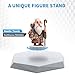Levitating Display Stand, Magnetic Levitation for Collectibles and Model Cars, Floating Display for Toys and Figures, Hovering Platform, Maglev Rotating Levitator and Holder, White