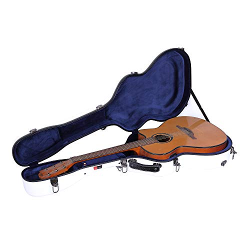 Image of Crossrock Deluxe Fiberglass Case for OM, Martin 000 Guitars(CRF2020OMWT)