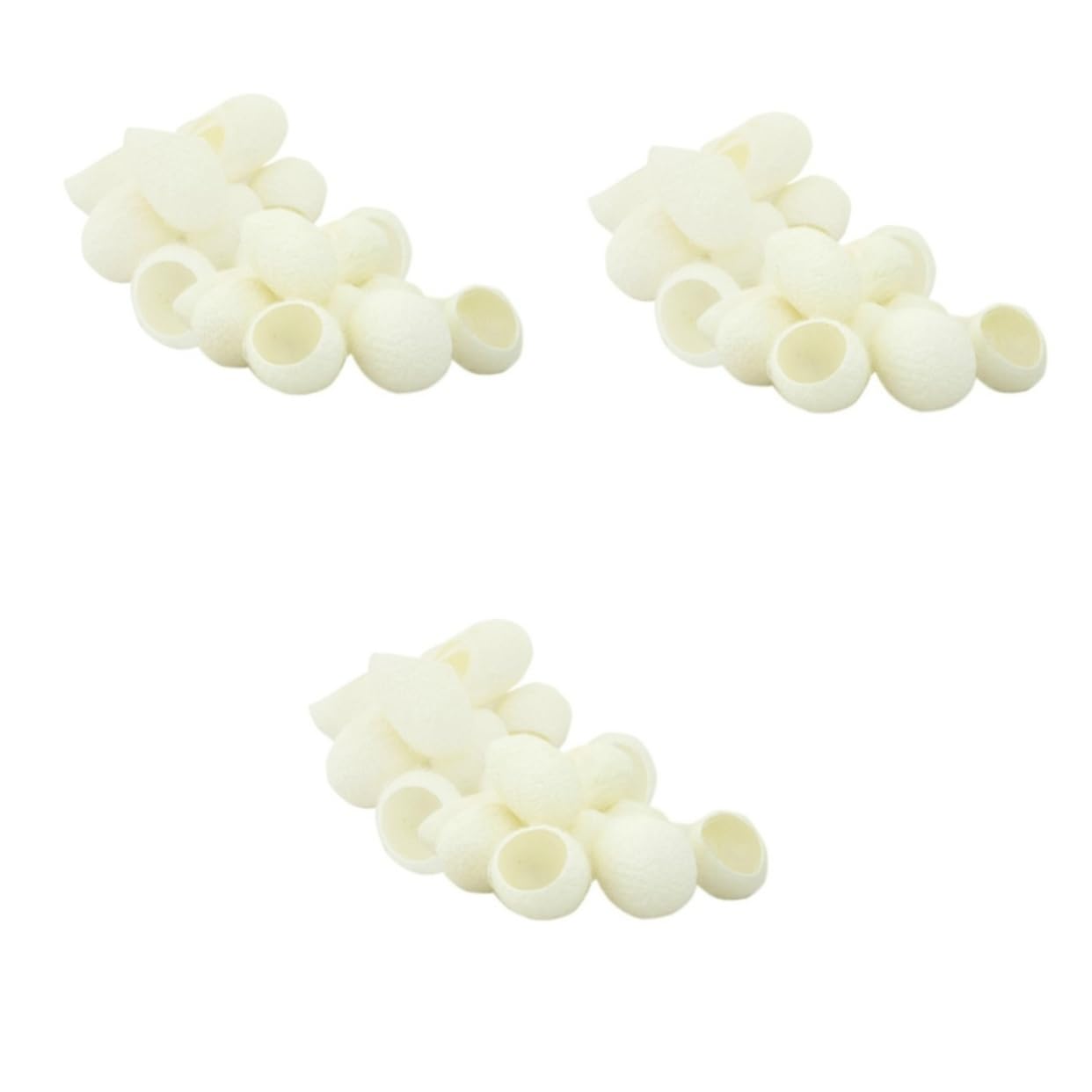 FOMIYES 600 Piezas Capullos De Seda Natural Bolas De Limpieza Facial Exfoliante Natural De Gusanos De Seda Capullos De Bolas De Seda Natural De Maquillaje A7 Cosmético