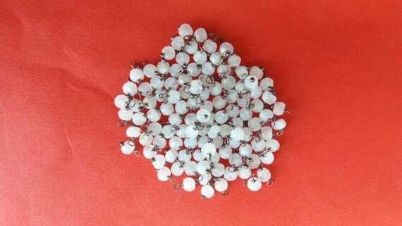 Perles de lune arc-en-ciel naturelles LKBEADS, coffret pour offrir un kit DIY