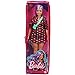 Barbie Fashionistas Doll #157, Curvy with Lavender Hair Wearing Red Plaid Dress, White Cowboy Boots & Teal Cross-Body Cactus Bag, Toy for Kids 3 to 8 Years Old