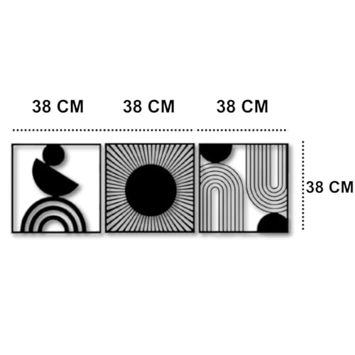 Image of 7 Decore Wall Art Decoration Art Pieces for Living Room, Bedroom, Office - Multiple Options (Design 1).