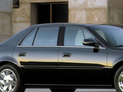 Calcomanía para poste de pilar negro brillante compatible con Cadillac DTS 2006-2011