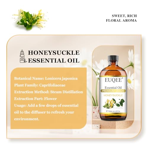 Aceites Esenciales EUQEE Vainilla y Madreselva 100ml y 118ml miniatura 3