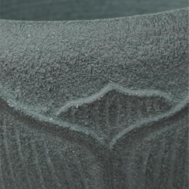 Mortar and Pestle Set Carved Vintage Stone Mortar Crusher Bluestone Grinder Pounding Jar Pestle Set Seasoning Spice Tools