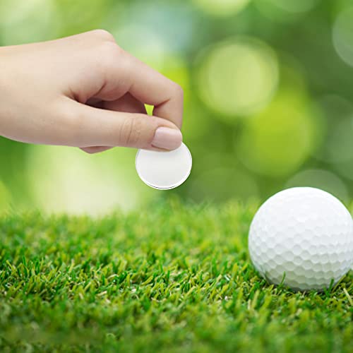 LIOOBO 5Pcs Golf Ball Markers Iron Blank Golf