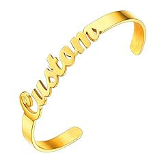 Name Cuff-Gold