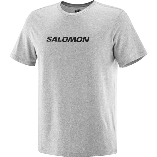 SALOMON(サロモン) アウトドア Tシャツ SALMON LOGO PERFORMANCE SHORTSLEEVE TEE MEN ロゴ パフォーマンス ショートスリーブ ティー メンズ