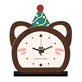 【Charmant design de dessin animé】 : cette horloge de table présente un adorable design de chat de dessin animé qui attire l'attention des enfants, ajoutant une touche ludique et vivante à la chambre ou au salon de n'importe quel enfant