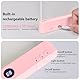 HOTUT Lightwedge Leselampe, tragbare Flaches Buchlicht zum Lesen im Bett bei Nacht, LED Buchlampe, Panel Book Light, Augenschutz leselicht buch Buchseite Licht, Geschenk für Buchliebhaber - Rosa