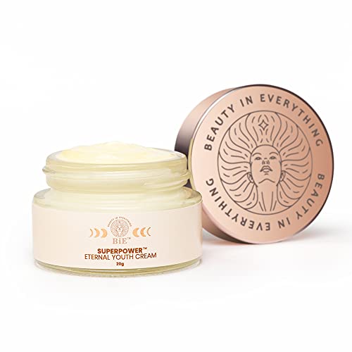 BiE Superpower – Eternal Youth Cream With Collagen Boosters For Brightening & Anti-Aging|Reduces pigmentation and dark spots |For Dry, Combination, Sensitive Skin|For Wrinkles & Fine Lines |For Men & Women|20gm BiE Superpower – Eternal Youth Cream With Collagen Boosters For Brightening & Anti-Aging|Reduces pigmentation and dark spots |For Dry, Combination, Sensitive Skin|For Wrinkles & Fine Lines |For Men & Women|20gm