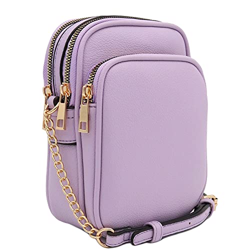 Image of FashionPuzzle Multi Pocket PU Leather Casual Medium Crossbody Bag with Adjustable Strap