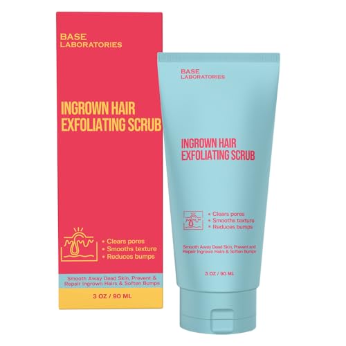 Base Laboratories Ingrown Hair - KP Bump Exfoliating Body Scrub - with AHA+BHA - Keratosis Pilaris...
