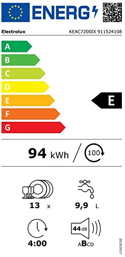 ELECTROLUX Lave vaisselle intégrable 13 couverts 44 dB KEAC7200IX - vue 6