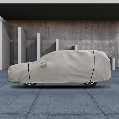 Image of Migaven Car Cover Fit for Honda CRV 1997-2025, Toyota RAV4 2006-2025, Waterproof Full Exterior Cover Rain Sun Protection with Door Zipper and Cotton Lining