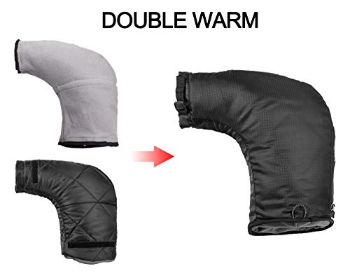 Rockbros Bike Handlebar Mittens Extreme Cold Weather Mountain Commuter Mtb Fat Bike Bar Covers Cyclist Pogies Mittens #TOP20