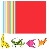 【Tamaño Perfecto】 papel oragami cuadrado de 15 x 15 cm / 7,87 X 7,87 pulgadas, se puede cortar y doblar de acuerdo a sus necesidades reales