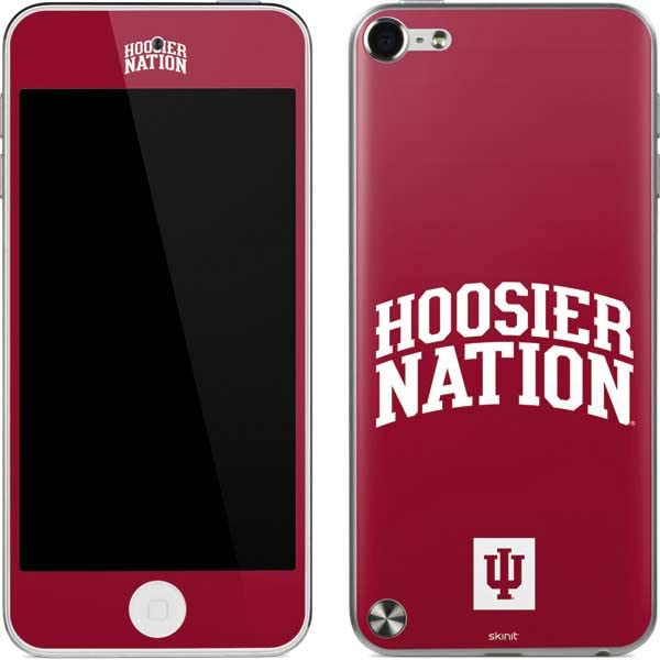 Skinit Decal MP3 Player Skin Compatible with iPod Touch (5th Gen&2012) - Officially Licensed Indiana University Hoosier Nation Design