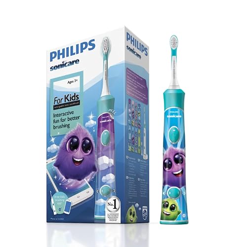 Philips Sonicare Built-in Bluetooth Rechargeable Electric Toothbrush for Kids wi