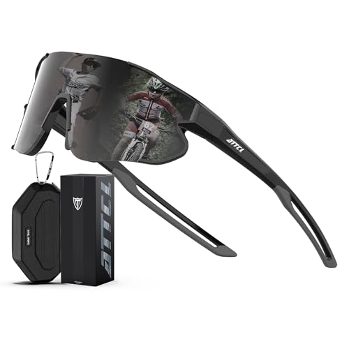 Image of ATTCL Kids Baseball Sunglasses TR90 Lightweight UV400 Youth 8-15 Sports | Ultralight Anti Slip Frame, Reduces Glare, for Cycling, Softball, Outdoors Sun Glasses, UV Protection for Boy Girls
