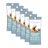 Earthside Farms Cashews, A Keto Friendly, Low Carb, Low Sugar Snack, Individual Packs of Sweet and Crunchy Nut Coated in a Sweet Candy (1 Ounce, 6 Pack)