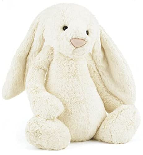 JellycatLarge Bashful Cream Bunny Collectable Plush Decoration