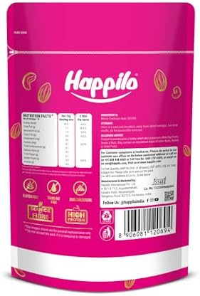 Natural King Size Whole Cashews 200g Value Pack | Dry Fruits, Kaju, Healthy Snacks | Unsalted Cashew Nuts | Crunchy, Nutritious & Delicious Nuts | Rich in Protein, Magnesium & Phosphorus