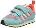 adidas ZX 700 HD CF I, Chaussure de Piste d'athlétisme, Hazy Rose Hazy Sky Solar Red, 24 EU