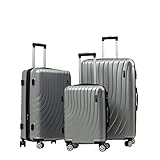 M Camel Mountain Luggage Sets 3 Piece Lightweight Durable Expandable Hard Shell Suitcase Set with TS