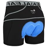 baleaf Men's 3D Padded Bike Shorts Cycling Underwear MTB Line Grey L