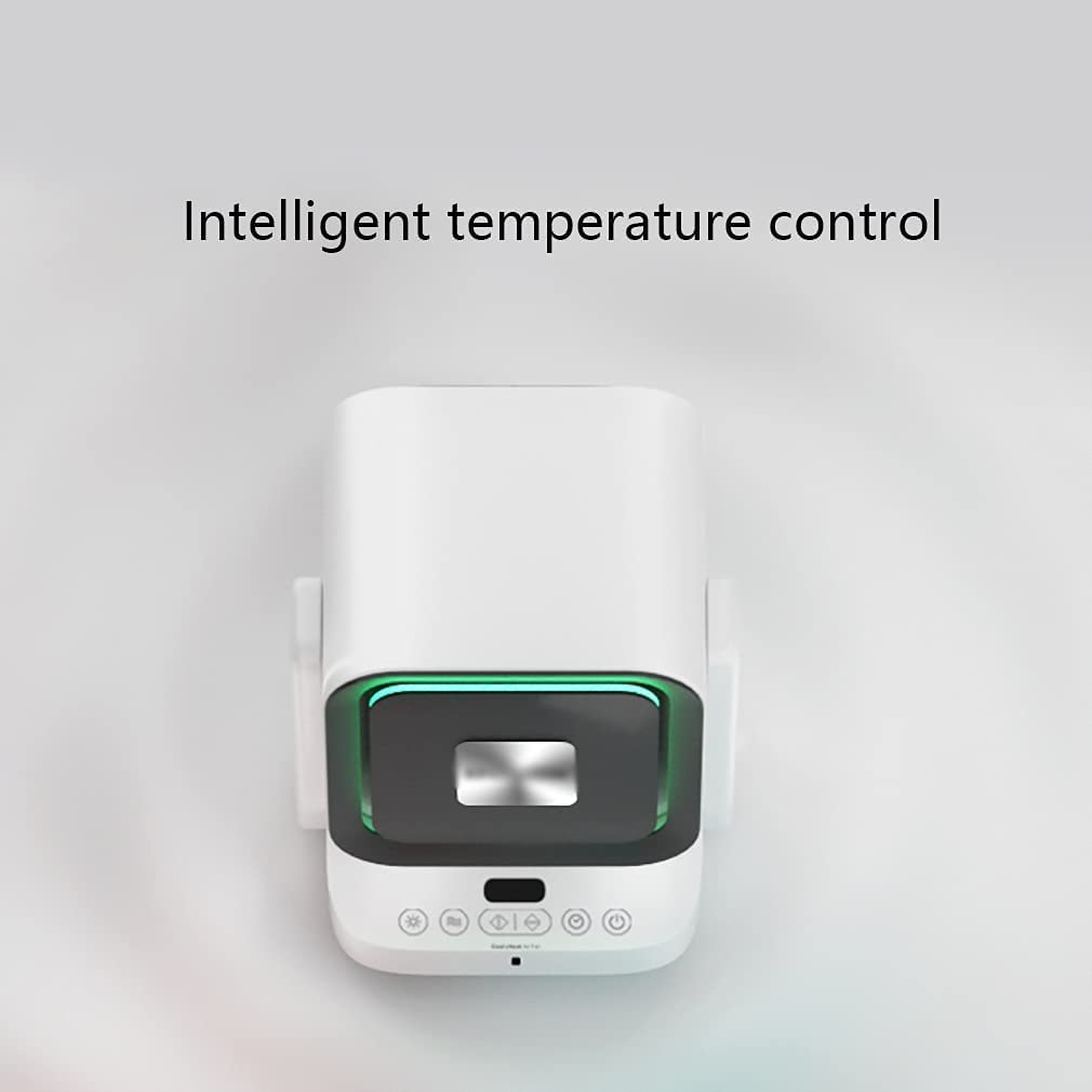 Flux d'air Puissant Mini Ventilateur Personnel de Bureau Smart Wind Seed 3 Ventilateur de Bureau à Circulation d'air Rapide alimenté Chaud et Froid Petit Ventilateur à Double Usage Portable