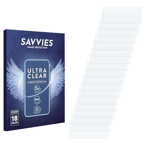 savvies 18 Pack Screen Protector compatible with Teenage Engineering PO-32 tonic Protection Film Clear
