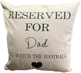 Personalised Cushion, Personalised Reserved for Cushion, Reserved For Watching Football Cushion
