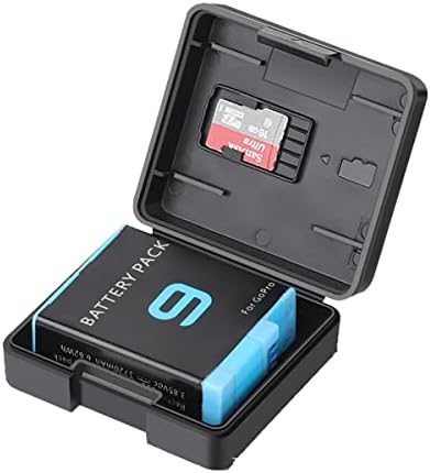 amiciCare GoPro Hero 10 Battery Case with Memory Card Holder, Battery Storage Box for GoPro Hero 11/10/9/8/7/6/5/4/3