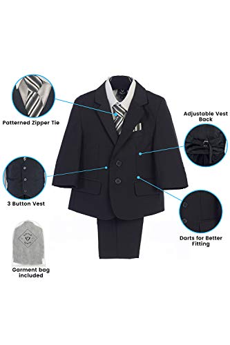 Charcoal Grey Boys Suit, Boys Ring Bearer Outfit, Toddler Dark Gray Tuxedo For Kids, First Communion, Boys' Suits, Trajes Para Niños De Vestir Size 14H #TOP1