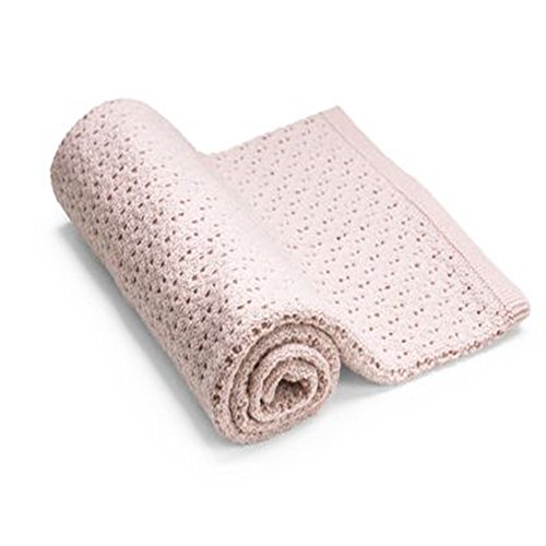 Stokke Merino Pink Wool Baby Blanket