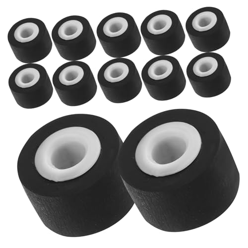 TINEASUR 12pcs Cassette Pinch Roller for Recorders Tape Player Replacement Parts Compatible Cd Players and Audio Machines