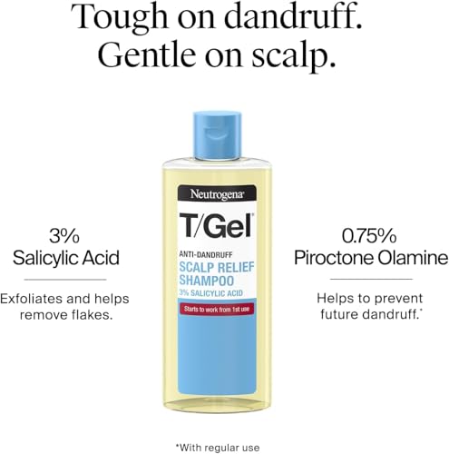 Image of Neutrogena T /Gel Anti-Dandruff scalp Relief Shampoo 250ml