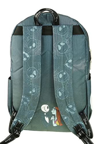 KBNL Classic Disney Nightmare Before Christmas Backpack with Laptop Compartment for School, Travel, and Work, Multicolor, Large4