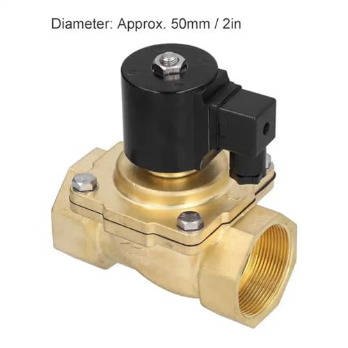 Électrovanne eau et gaz 220V électrovanne normalement fermée membrane 2W41-50GBN - 4
