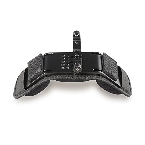 Camvate Camera Shoulder Mount Pad With 15Mm Dual Rod Clamp For 15Mm Camera Shoulder Railblock Support System - 1752 #TOP6