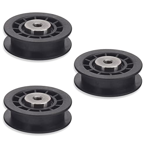 DECKMAN Lawn Mower Idler Pulley 587973001 for Husqvarna HU675AWD, HU725AWD, HU700AWD,HU725AWD Models, for Poulan PR675AWD, PR675AWD, Replaces 5879730, 581904001 (3 Pack)